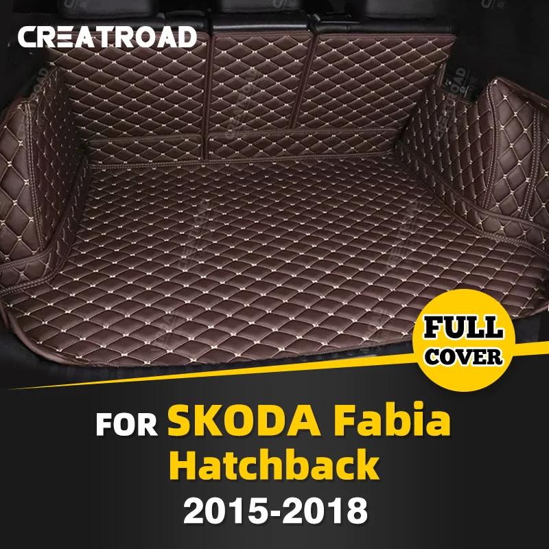 Автомобильный коврик для багажника с полным покрытием для SKODA Fabia Hatchback 2015-2018 17 16, защитная накладка для багажника автомобиля, аксессуары для защиты интерьера
Автомобильный коврик для багажника с полным покрытием для SKODA Fabia Hatchback 2015-2018 17 16, защитная накладка для багажника автомобиля, аксессуары для защиты интерьера