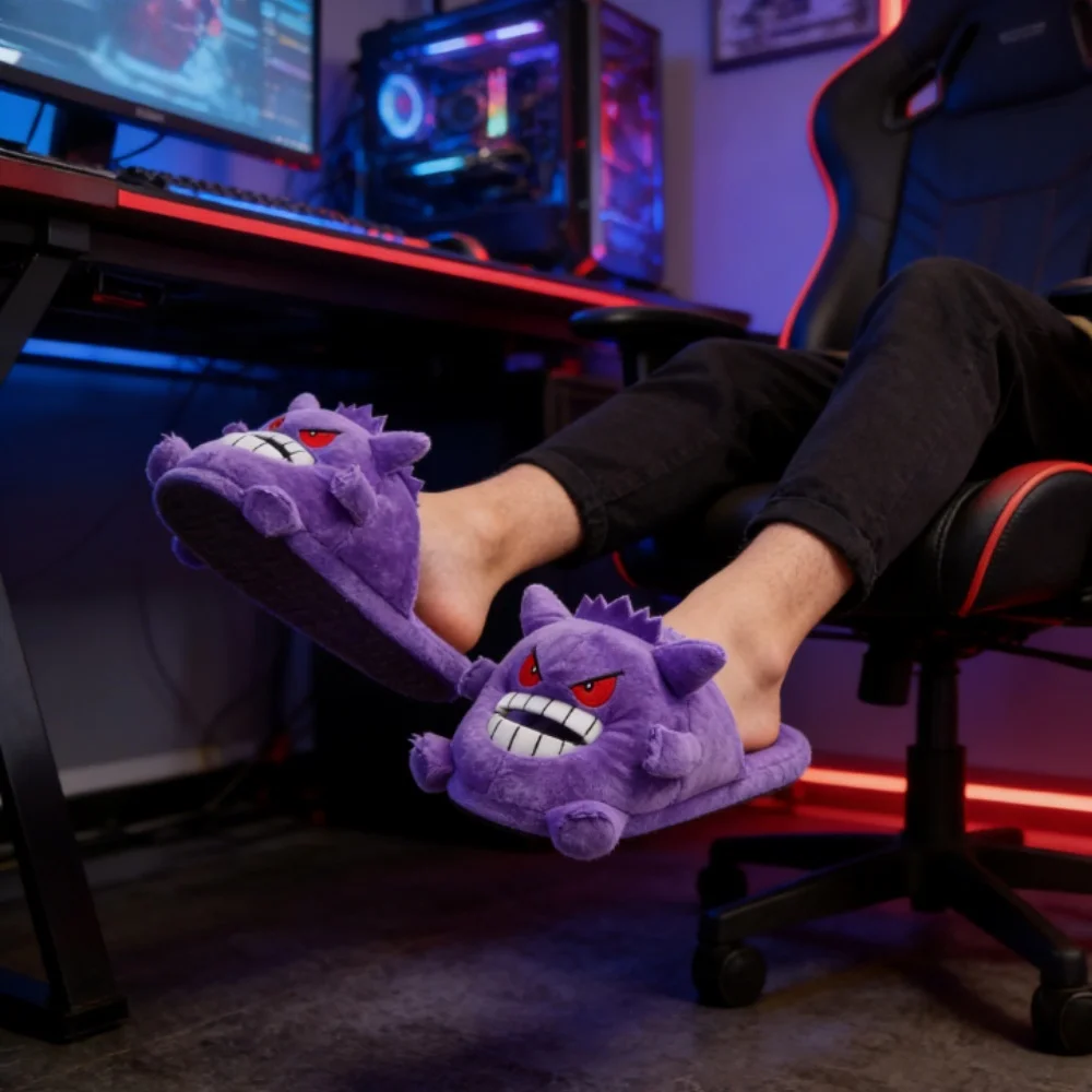 Cute Gengar Style Plush Tongue Funny Ghost Slippers Non Slip Warm Cozy Indoor Shoes For Men Women Home Winter Gift
Cute Gengar Style Plush Tongue Funny Ghost Slippers Non Slip Warm Cozy Indoor Shoes For Men Women Home Winter Gift