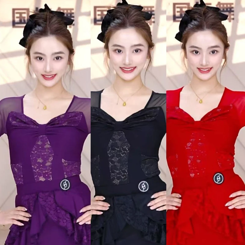 New Modern Dancing Clothes For Women Mesh Sleeves Latin Top Long Skirt Dance Adults Ballroom Dance Performance Costume SL15740
New Modern Dancing Clothes For Women Mesh Sleeves Latin Top Long Skirt Dance Adults Ballroom Dance Performance Costume SL15740