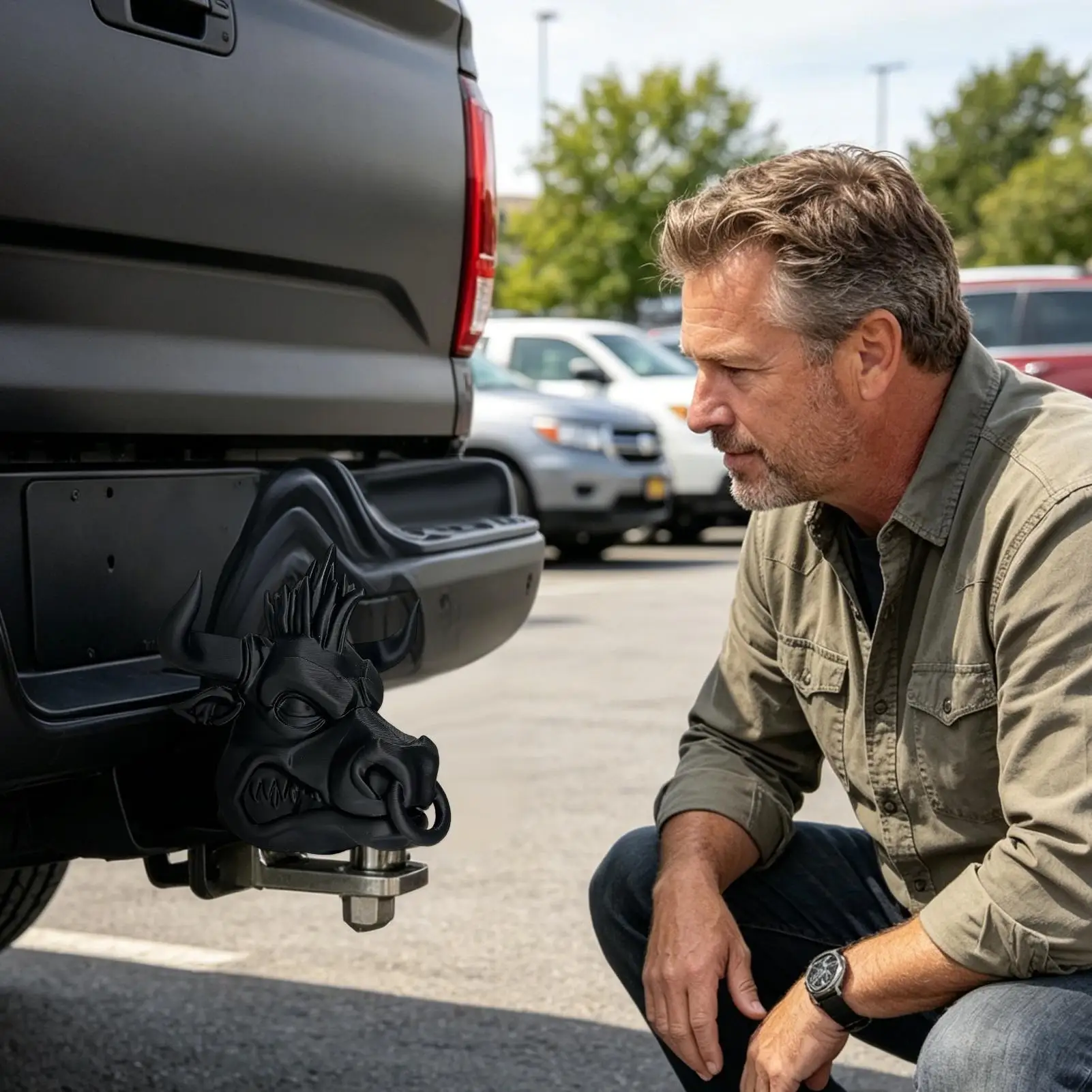Trailer Hitch Cover Funny Cow Shape Towing Plug Protector Hitch Protection Covers For Trailer Truck RV Vehicle Garage Camping
Trailer Hitch Cover Funny Cow Shape Towing Plug Protector Hitch Protection Covers For Trailer Truck RV Vehicle Garage Camping