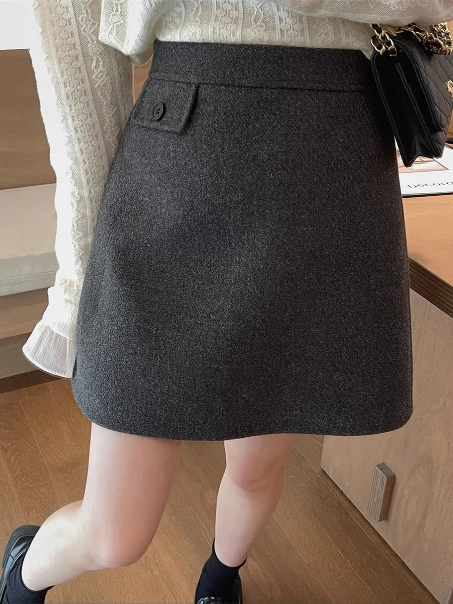 ey Woolen A-Line Skirt High Waist ort Sle for plus Size Women Ele Commute Autumn Winter New Arrival
ey Woolen A-Line Skirt High Waist ort Sle for plus Size Women Ele Commute Autumn Winter New Arrival