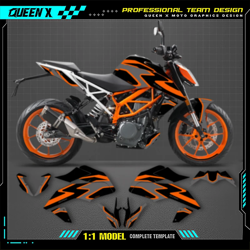 Queen X MOTOR Graphics Decals Stickers Kits For DUKE 125 390 2017 2018-2020 Motorcycle Accessories Numer Name Custom 013 
Queen X MOTOR Graphics Decals Stickers Kits For DUKE 125 390 2017 2018-2020 Motorcycle Accessories Numer Name Custom 013