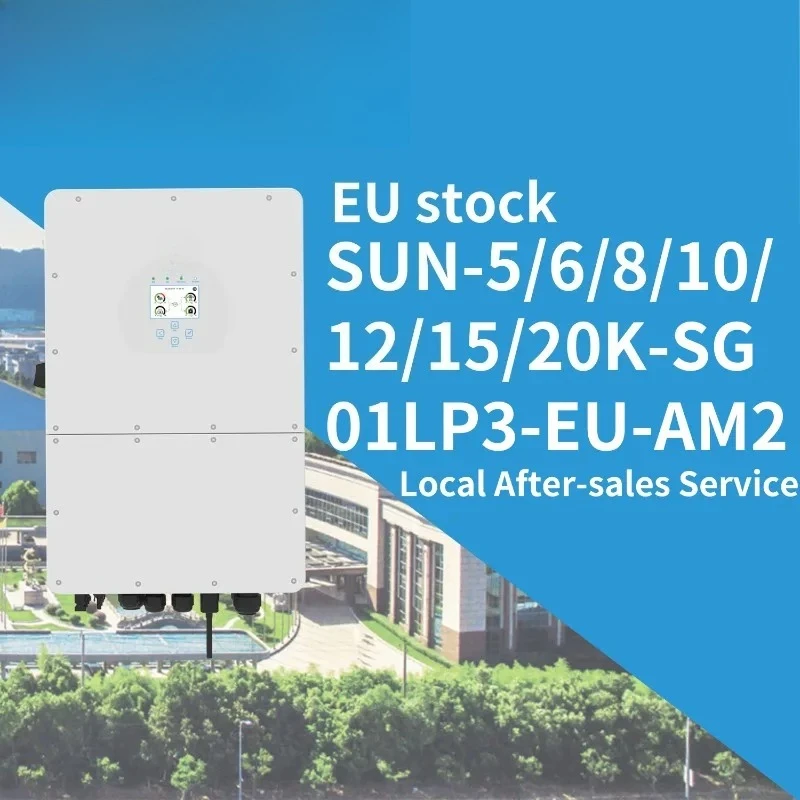 SUN-5/6/8/10/12/15/20/25K-SG01HP3-EU-AM2 HV Battery Supported Three Phase Deye Hybrid Solar Inverter 12KW 15KW 20KW 25KW AC
SUN-5/6/8/10/12/15/20/25K-SG01HP3-EU-AM2 HV Battery Supported Three Phase Deye Hybrid Solar Inverter 12KW 15KW 20KW 25KW AC