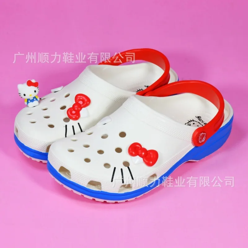 New Hello Kitty Cartoon Character Style Shoes - Breathable Beach Clogs For Boys & Girls
New Hello Kitty Cartoon Character Style Shoes - Breathable Beach Clogs For Boys & Girls