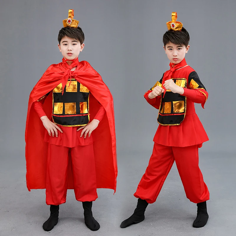 Chinese Children's Ancient Soldier Costume General Armor Stage Terracotta Opera Boys and Girls Performance
Chinese Children's Ancient Soldier Costume General Armor Stage Terracotta Opera Boys and Girls Performance