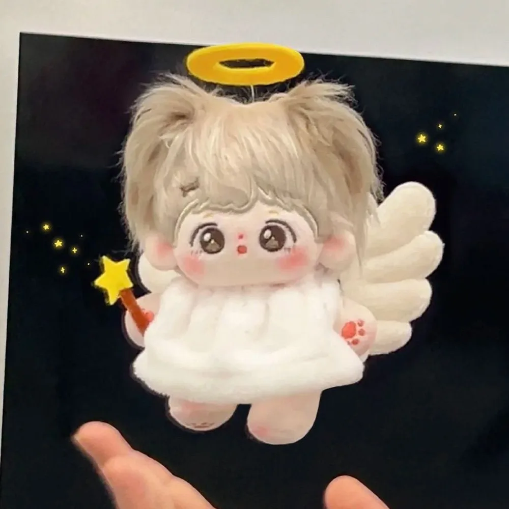 White Dress 10cm Cotton Doll Clothes with Wing Suit Doll Clothes Outfit Halo Lovely Doll Dress Up Set Doll Accessories
White Dress 10cm Cotton Doll Clothes with Wing Suit Doll Clothes Outfit Halo Lovely Doll Dress Up Set Doll Accessories