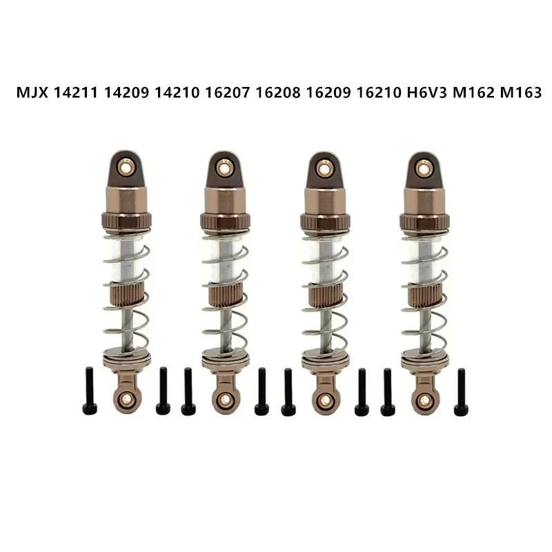 MJX Hyper Go 14209 14210 14211 16207 16208 16209 16210 H16 4pcs Metal Oil Shock Absorber Damper RC Car Upgrade Parts Accessories
MJX Hyper Go 14209 14210 14211 16207 16208 16209 16210 H16 4pcs Metal Oil Shock Absorber Damper RC Car Upgrade Parts Accessories