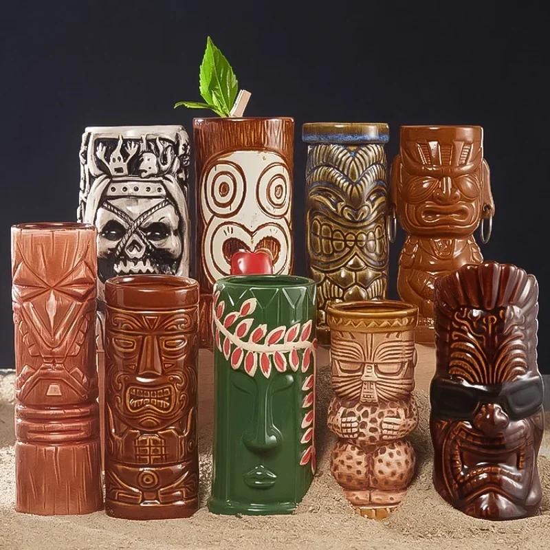 60 Type Hawaiian Tiki Mug Ceramic Cocktail Glasses Bar Wine Glass Decorations Ornaments Glasses for Drinks Personalized Gift
60 Type Hawaiian Tiki Mug Ceramic Cocktail Glasses Bar Wine Glass Decorations Ornaments Glasses for Drinks Personalized Gift