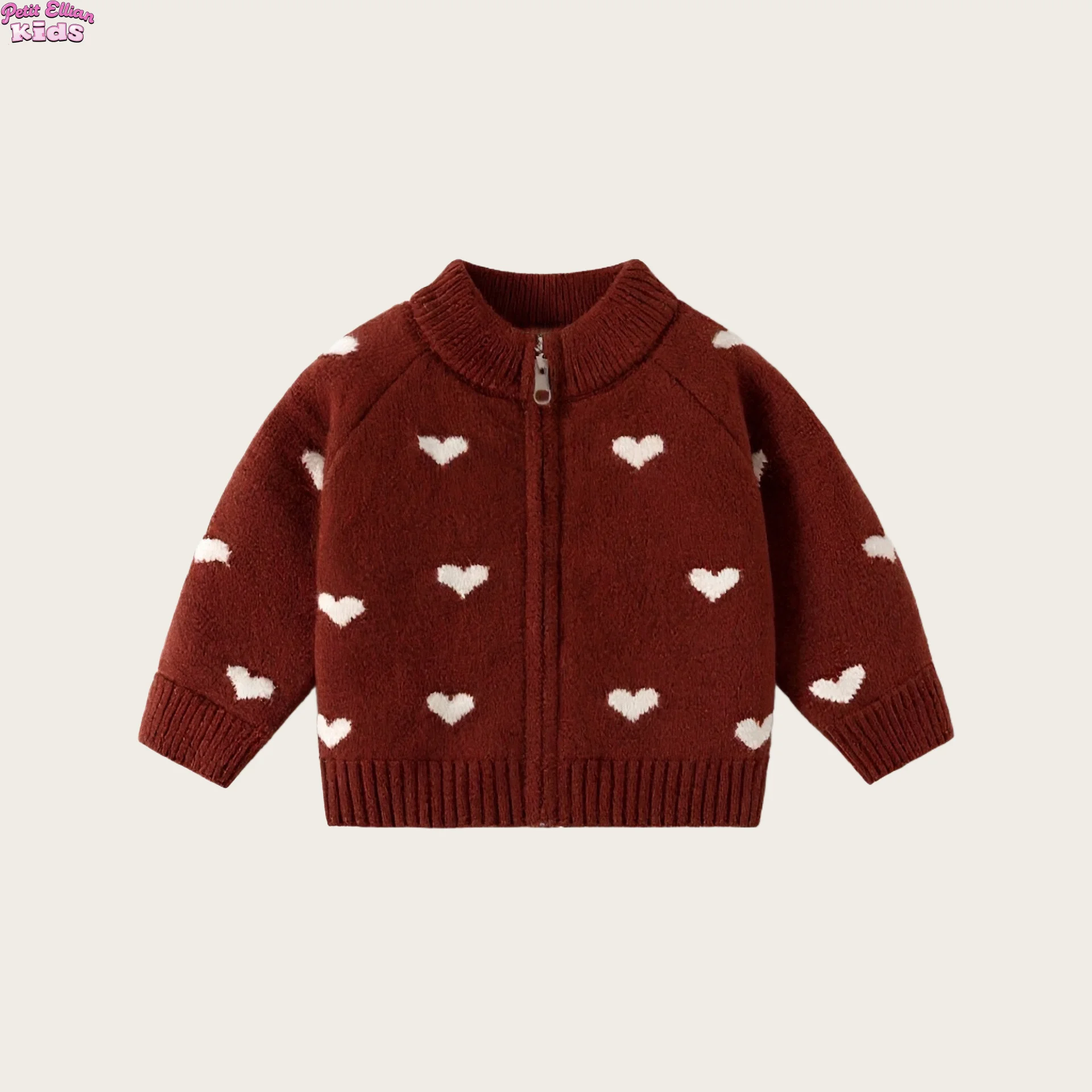 2025 Autumn Baby Girl Clothes Heart Pattern Knitted Sweater Knitwear Zip Cardigan 2-7Y Toddler Kids Warm Casual Cute Outerwear
2025 Autumn Baby Girl Clothes Heart Pattern Knitted Sweater Knitwear Zip Cardigan 2-7Y Toddler Kids Warm Casual Cute Outerwear