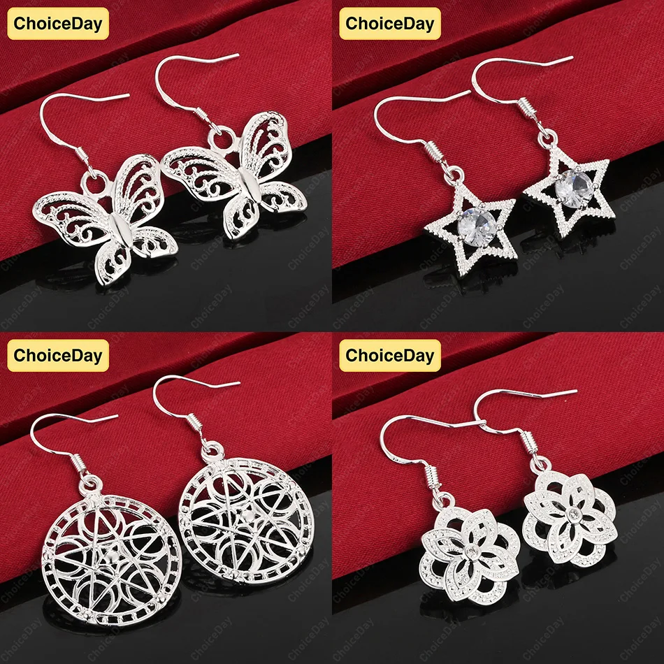 ChoiceDay из стерлингового серебра 925 пробы, изысканные серьги-подвески со звездой и бабочкой, женские свадебные подарки, ювелирные аксессуары для вечеринки
ChoiceDay из стерлингового серебра 925 пробы, изысканные серьги-подвески со звездой и бабочкой, женские свадебные подарки, ювелирные аксессуары для вечеринки