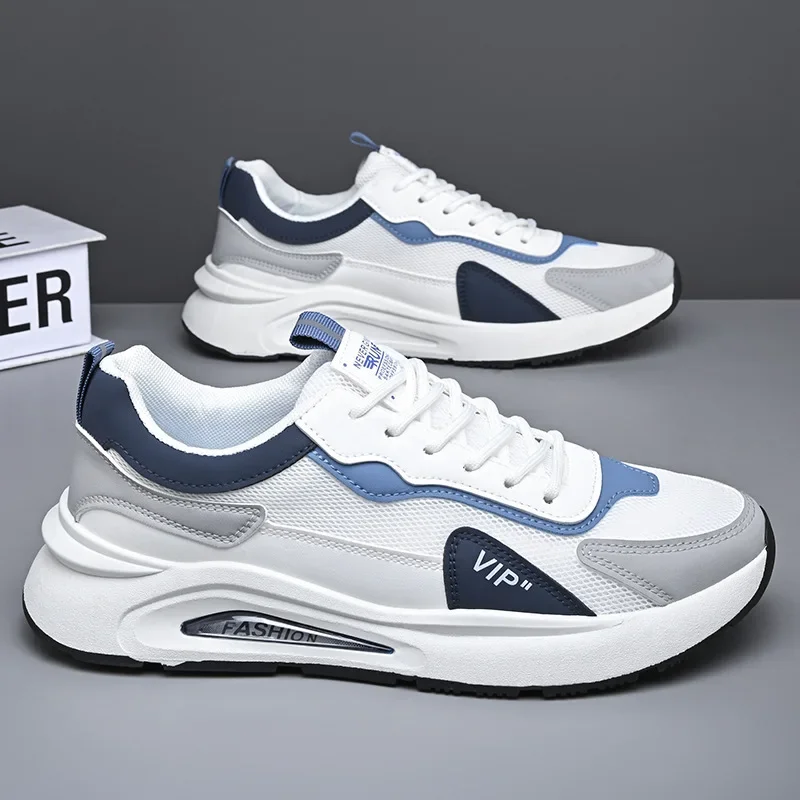 High Quality Men's casual shoes New PU Leather Soft Men Flat Shoes All-Match Mesh Lightweight Breathable Fashion Male Sneakers
High Quality Men's casual shoes New PU Leather Soft Men Flat Shoes All-Match Mesh Lightweight Breathable Fashion Male Sneakers