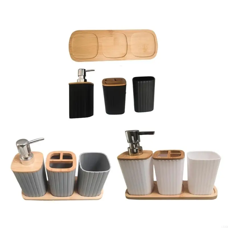 Elegant Bathroom Accessories Set 4Pcs Hydraulic Shampoo Dispenser Cup Toothbrush Holder Mouth Cup C5AD
Elegant Bathroom Accessories Set 4Pcs Hydraulic Shampoo Dispenser Cup Toothbrush Holder Mouth Cup C5AD