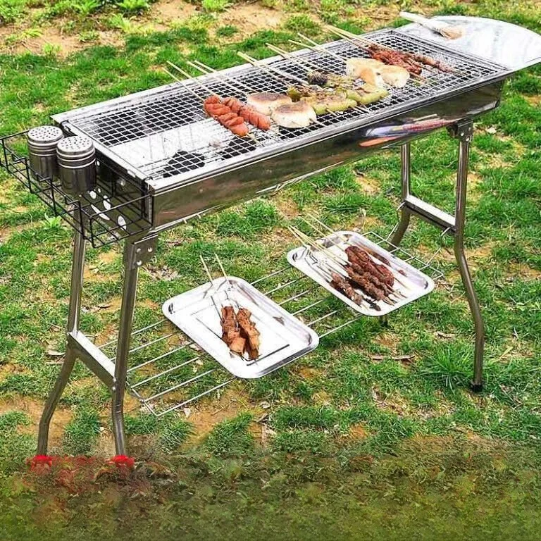 Large Stainless Steel Charcoal BBQ Grill Outdoor Camping Travel Supplies Wood Burning Grill Carbon Roasting Portable Home Use
Large Stainless Steel Charcoal BBQ Grill Outdoor Camping Travel Supplies Wood Burning Grill Carbon Roasting Portable Home Use