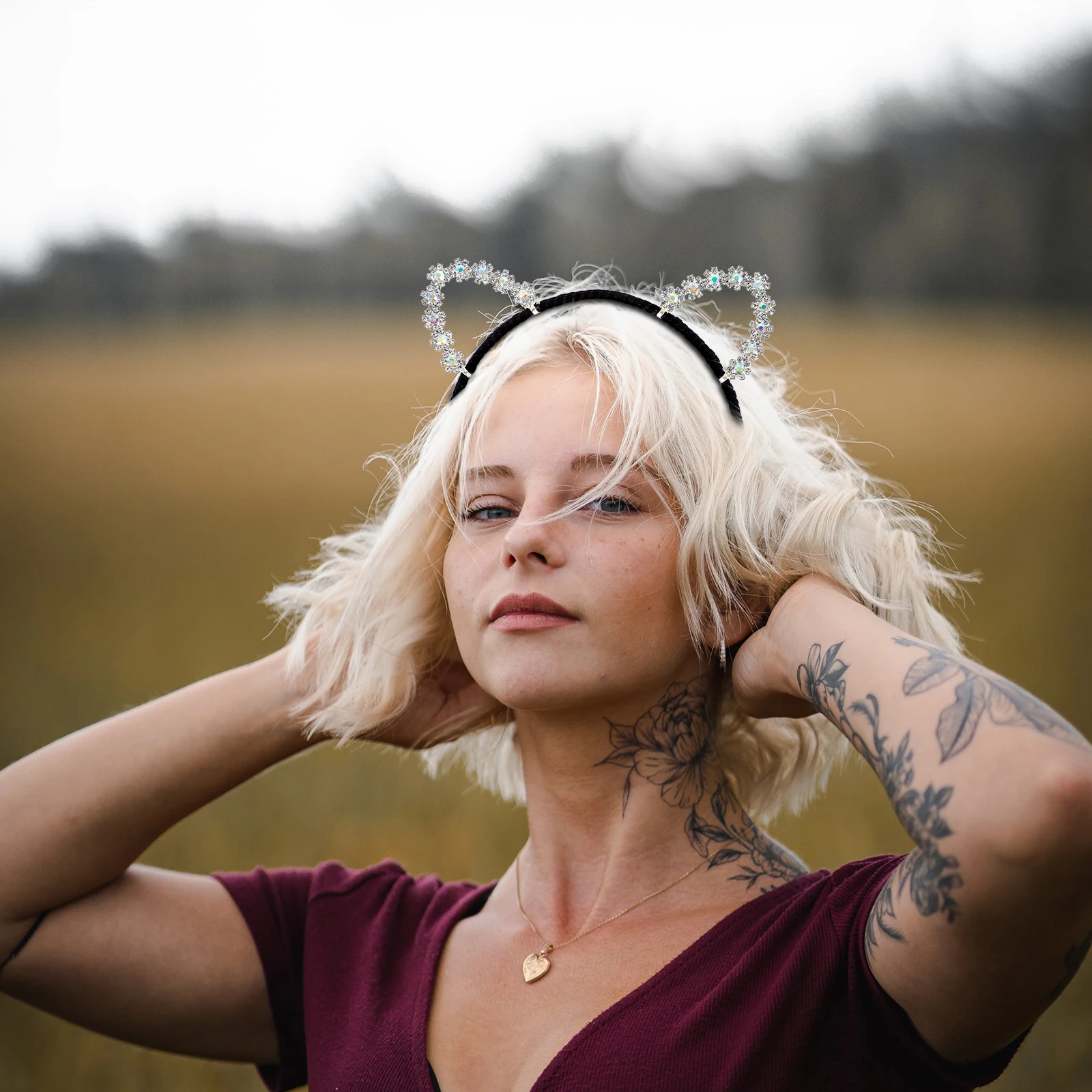 2pcs Cat Ears Headband Stainless Steel Cartoon Hairband Childrens Headwear Costume Accessory Women Girls Party Holiday Christmas
2pcs Cat Ears Headband Stainless Steel Cartoon Hairband Childrens Headwear Costume Accessory Women Girls Party Holiday Christmas