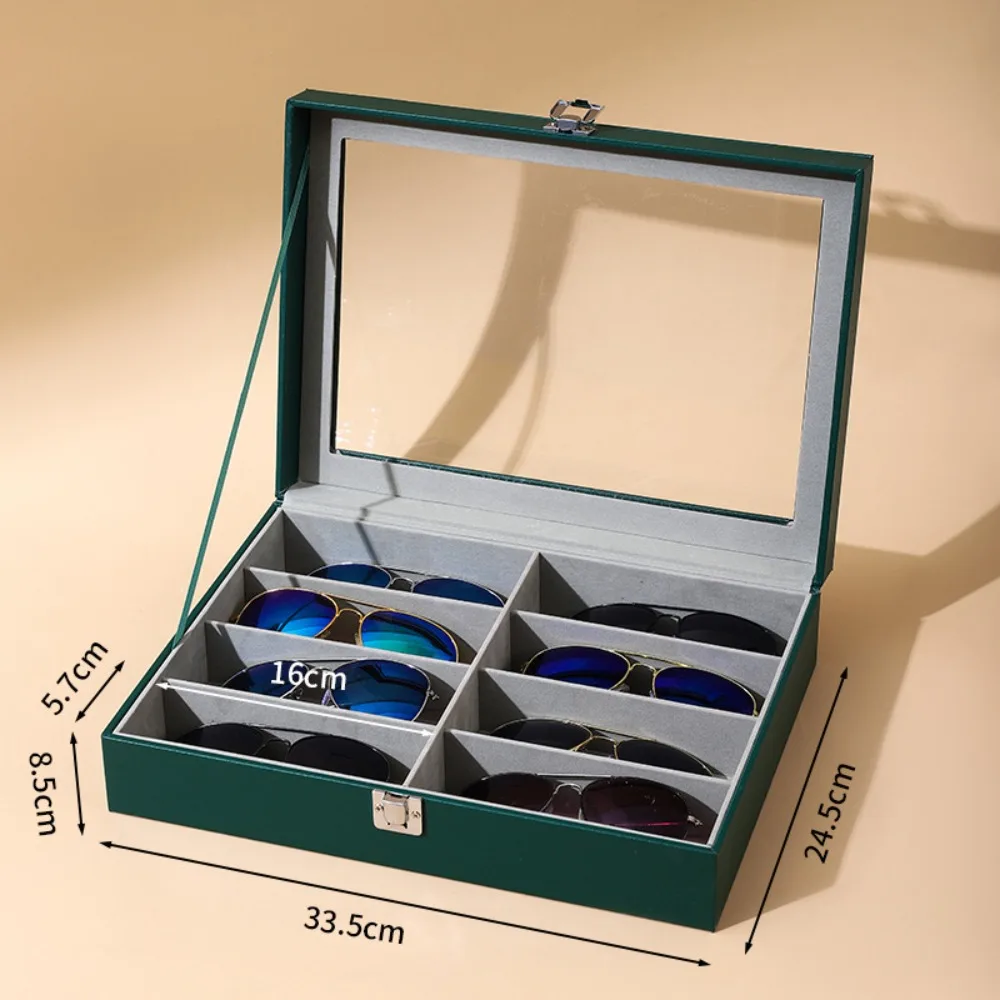 8‑Grid Sunglasses Display Case Clear View Multi Grid Eyeglasses Display Stand Multi-Functional Dust-Proof Sunglasses Organizer
8‑Grid Sunglasses Display Case Clear View Multi Grid Eyeglasses Display Stand Multi-Functional Dust-Proof Sunglasses Organizer
