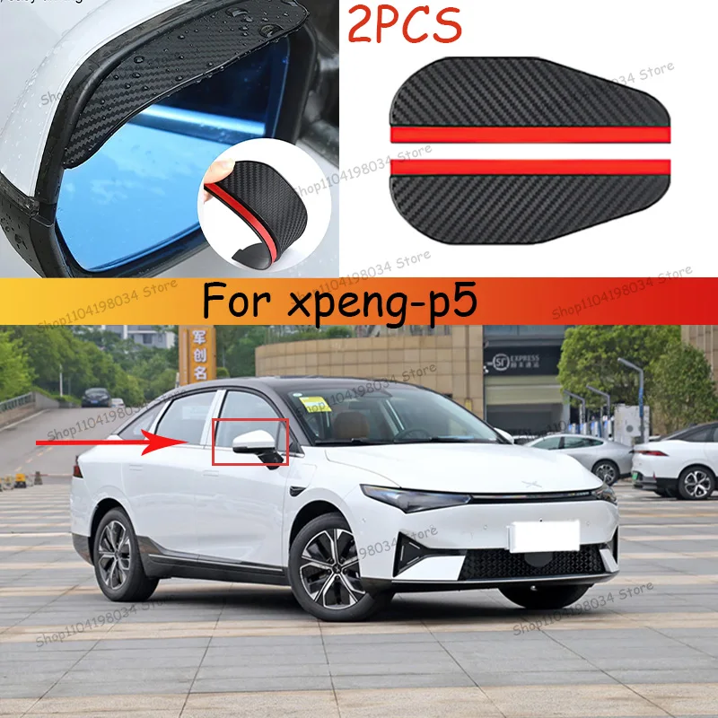 For xpeng-p5f Car 2PCS Carbon Fiber Sun Visor Shade Cover Car Rearview Mirror Rain Eyebrow Protector Clear Vision
For xpeng-p5f Car 2PCS Carbon Fiber Sun Visor Shade Cover Car Rearview Mirror Rain Eyebrow Protector Clear Vision