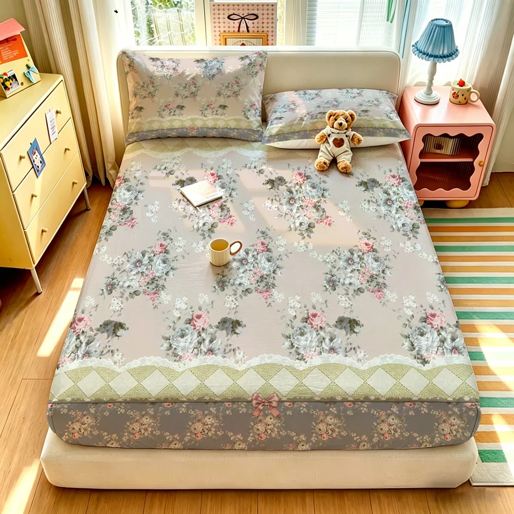 3pcs Minimalist Floral Print Coreless Bed Sheet Set Multiple Size Soft Bed Cover Bedroom Bedding Decorations Gift Bedding
3pcs Minimalist Floral Print Coreless Bed Sheet Set Multiple Size Soft Bed Cover Bedroom Bedding Decorations Gift Bedding