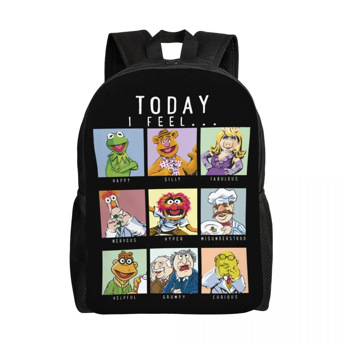 Рюкзаки Muppets с надписью настроения для мальчиков и девочек, Мультяшные дорожные сумки для колледжа и школы, подходят для 15-дюймовых ноутбуков
Рюкзаки Muppets с надписью настроения для мальчиков и девочек, Мультяшные дорожные сумки для колледжа и школы, подходят для 15-дюймовых ноутбуков