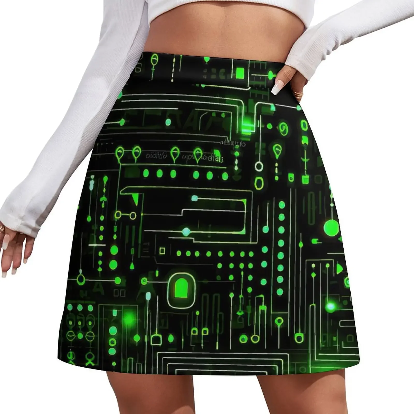 Alien Circuitry Mini Skirt kawaii clothes Women skirts clothes for women Mini Skirt
Alien Circuitry Mini Skirt kawaii clothes Women skirts clothes for women Mini Skirt
