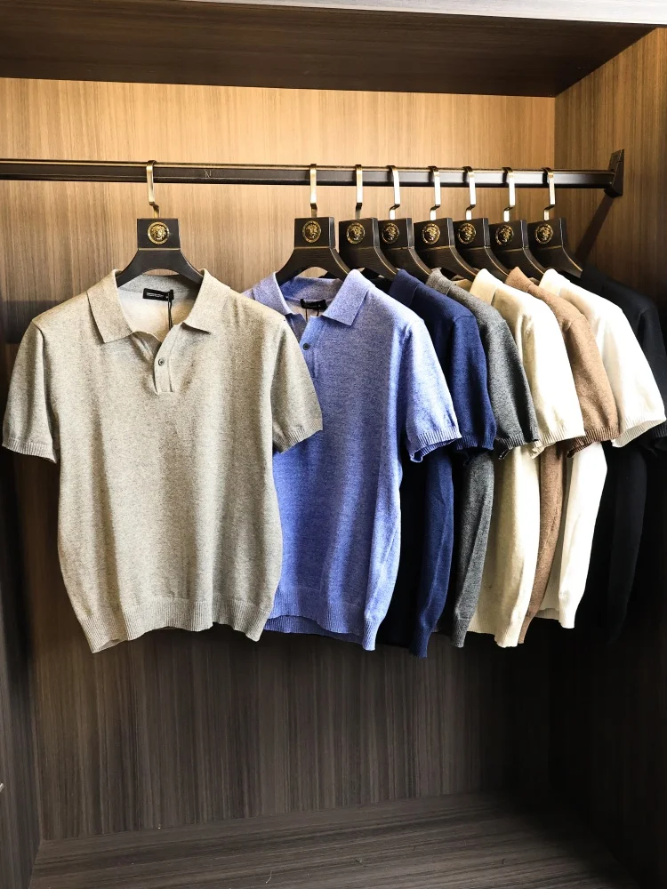 Модная трикотажная рубашка с отложным воротником из смесового волокна с цветочным узором, легкая, деловая, повседневная, весна-лето, мужская
Модная трикотажная рубашка с отложным воротником из смесового волокна с цветочным узором, легкая, деловая, повседневная, весна-лето, мужская