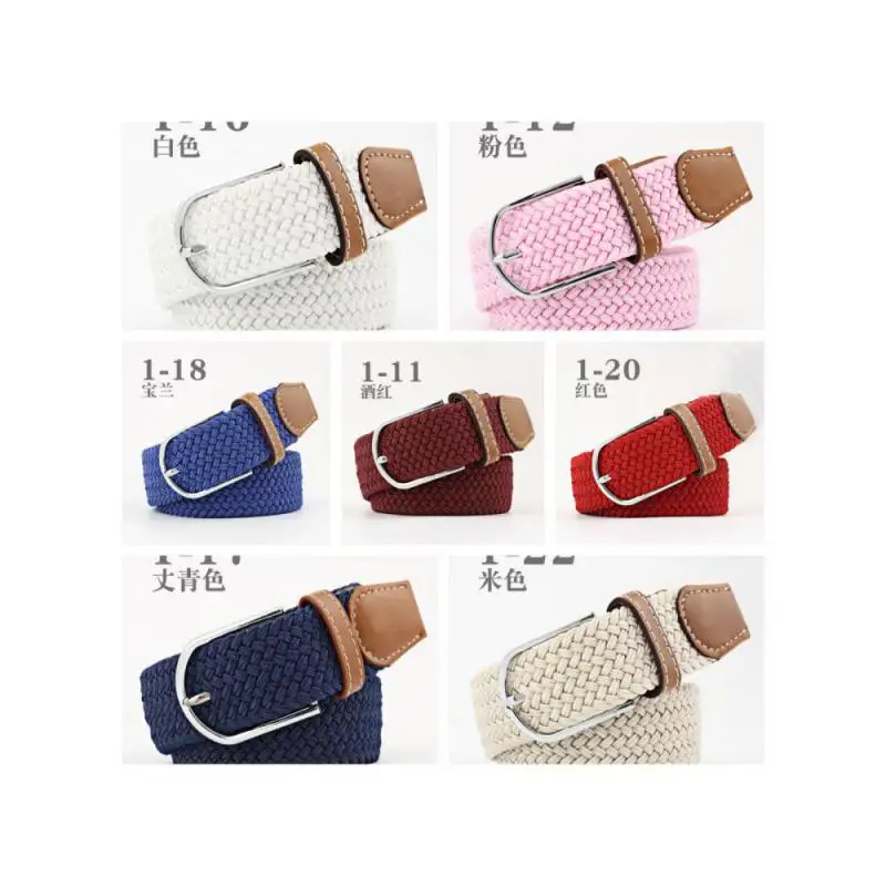 130cm Unisex Casual Knitted Belts Blue Navy Buckle Woven Canvas Elastic Expandable Stretch Women For Jeans Belt 2025 Men Girdle
130cm Unisex Casual Knitted Belts Blue Navy Buckle Woven Canvas Elastic Expandable Stretch Women For Jeans Belt 2025 Men Girdle