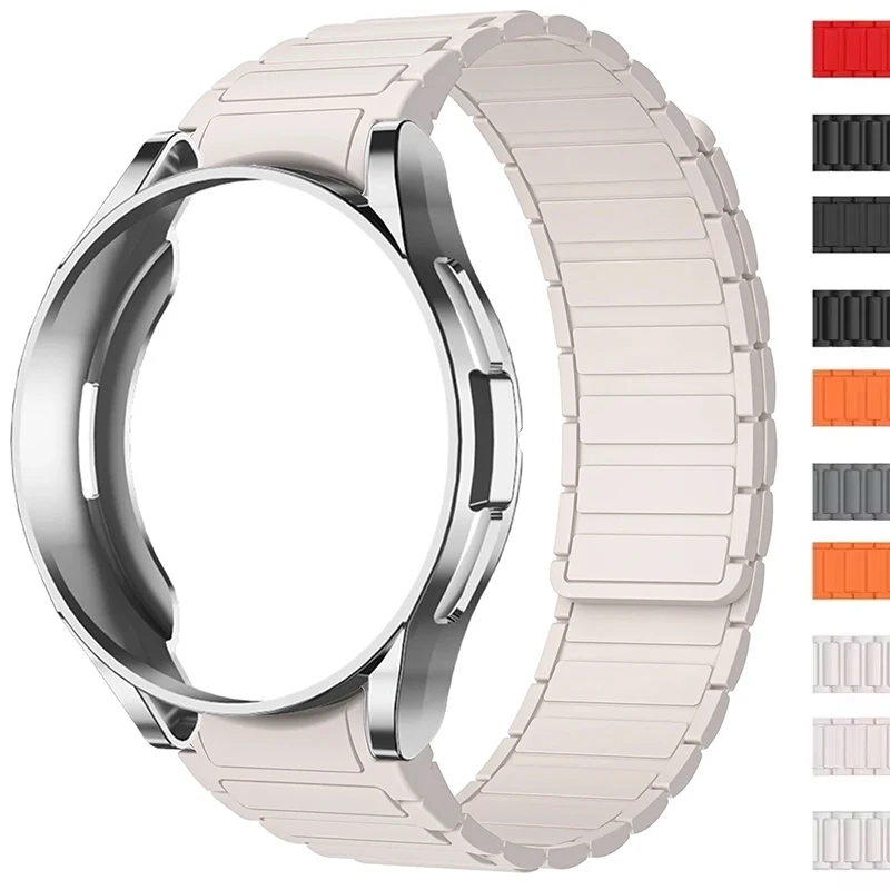 Strap+Case for Samsung Galaxy Watch 6 Classic 43mm 47mm Protector Cover Magnetic Band for Watch 7/6 44mm 40mm 5Pro 45mm Bracelet
Strap+Case for Samsung Galaxy Watch 6 Classic 43mm 47mm Protector Cover Magnetic Band for Watch 7/6 44mm 40mm 5Pro 45mm Bracelet