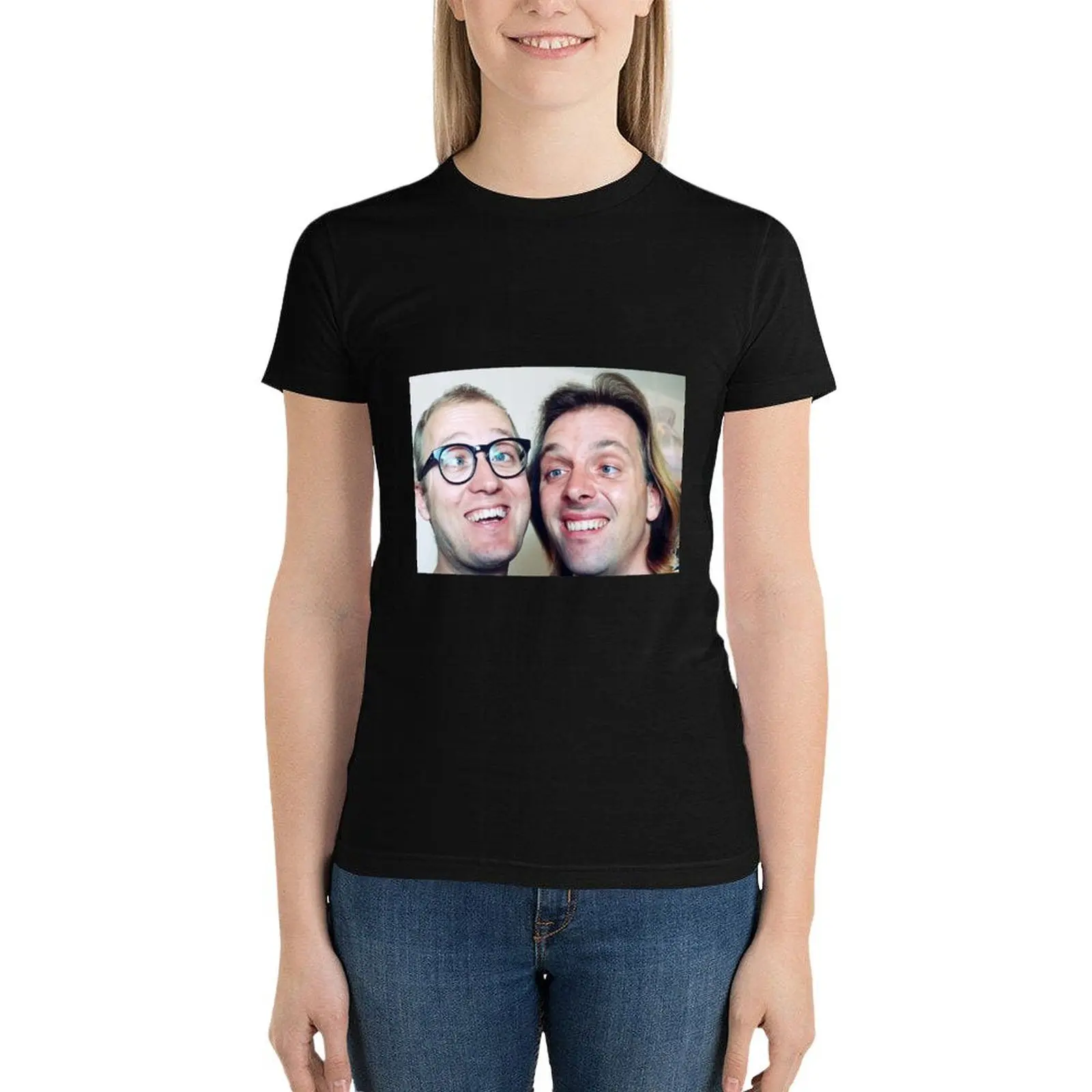 Ade Edmondson and Rik Mayall T-Shirt hippie clothes summer top tops summer clothes t shirt for Women
Ade Edmondson and Rik Mayall T-Shirt hippie clothes summer top tops summer clothes t shirt for Women