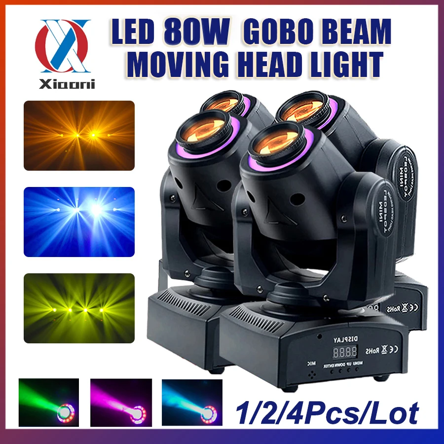 2026 New Stage Lights 4 PCS Moving Head Beam Led Spotlights 80W Rotating Lamp Dj Disco KTV Party Bar Light Pattern Spotlight
2026 New Stage Lights 4 PCS Moving Head Beam Led Spotlights 80W Rotating Lamp Dj Disco KTV Party Bar Light Pattern Spotlight
