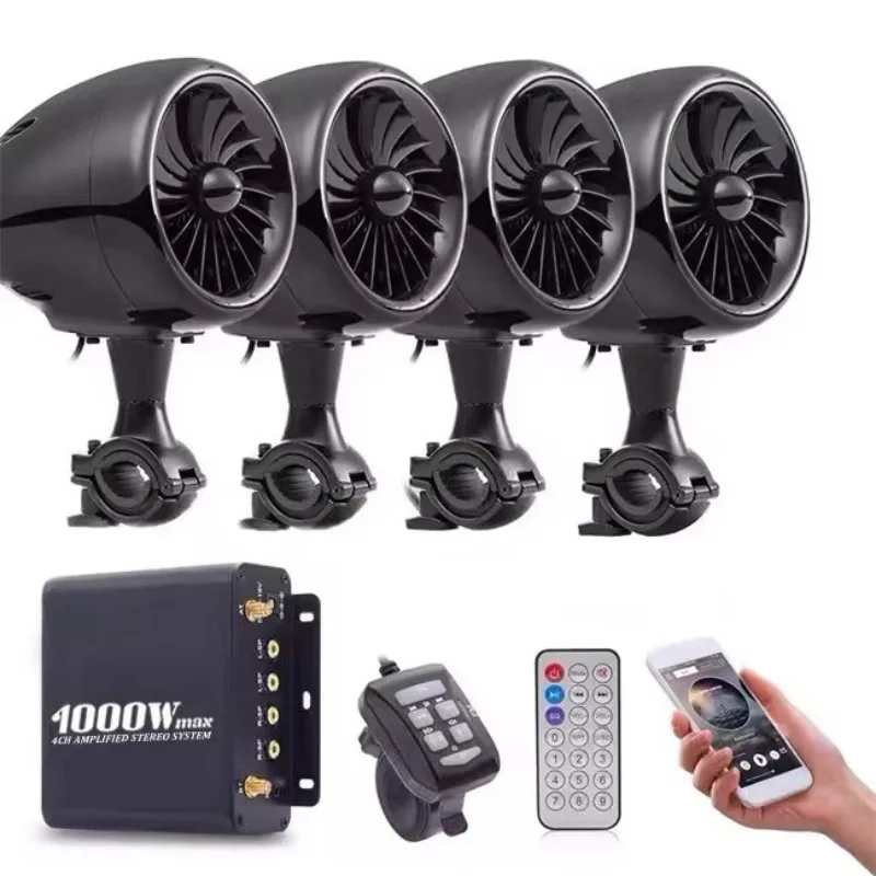 Modified 1000W High Power High Sound Quality Outdoor ATV Motorcycle Audio Motorcycle Speakers
Modified 1000W High Power High Sound Quality Outdoor ATV Motorcycle Audio Motorcycle Speakers
