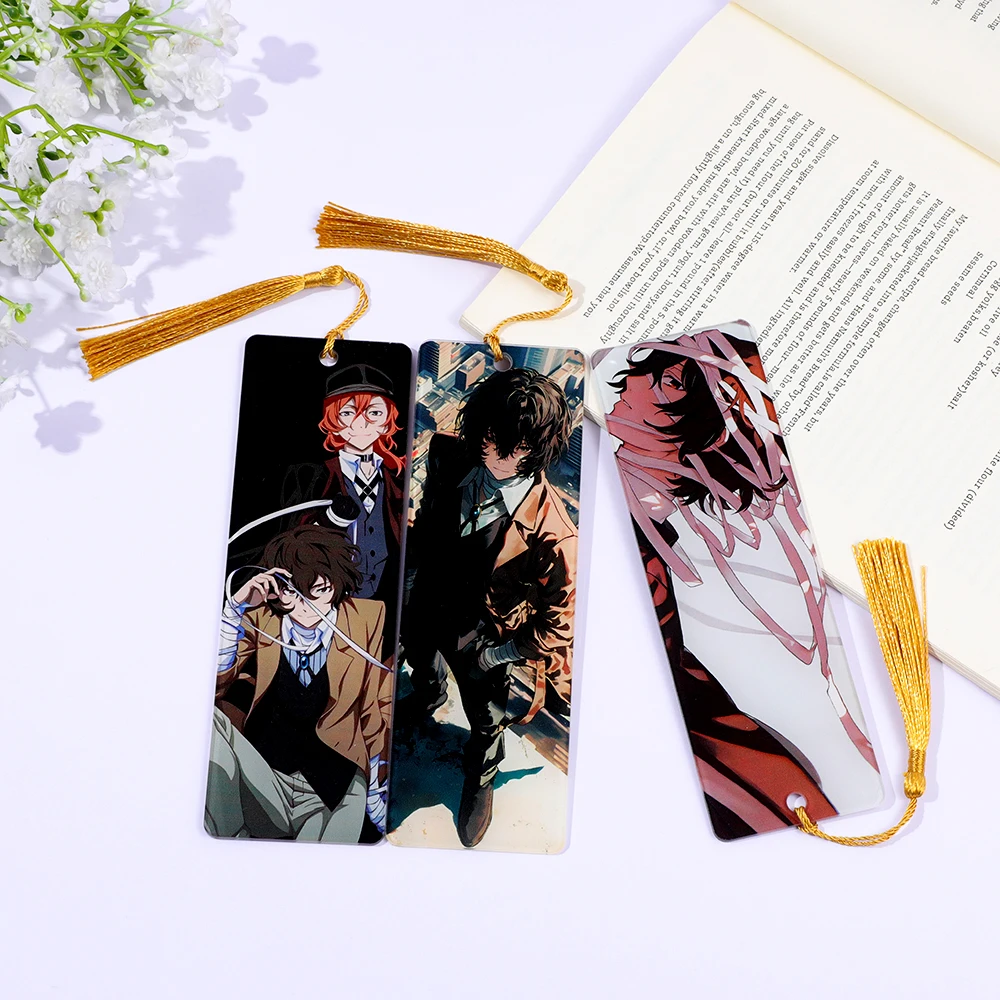 Bungo Stray Dogs Acrylic Bookmarks Hot Blooded Battle Anime Theme Suitable for Anime Fans Collections Students Study Stationery 
Bungo Stray Dogs Acrylic Bookmarks Hot Blooded Battle Anime Theme Suitable for Anime Fans Collections Students Study Stationery
