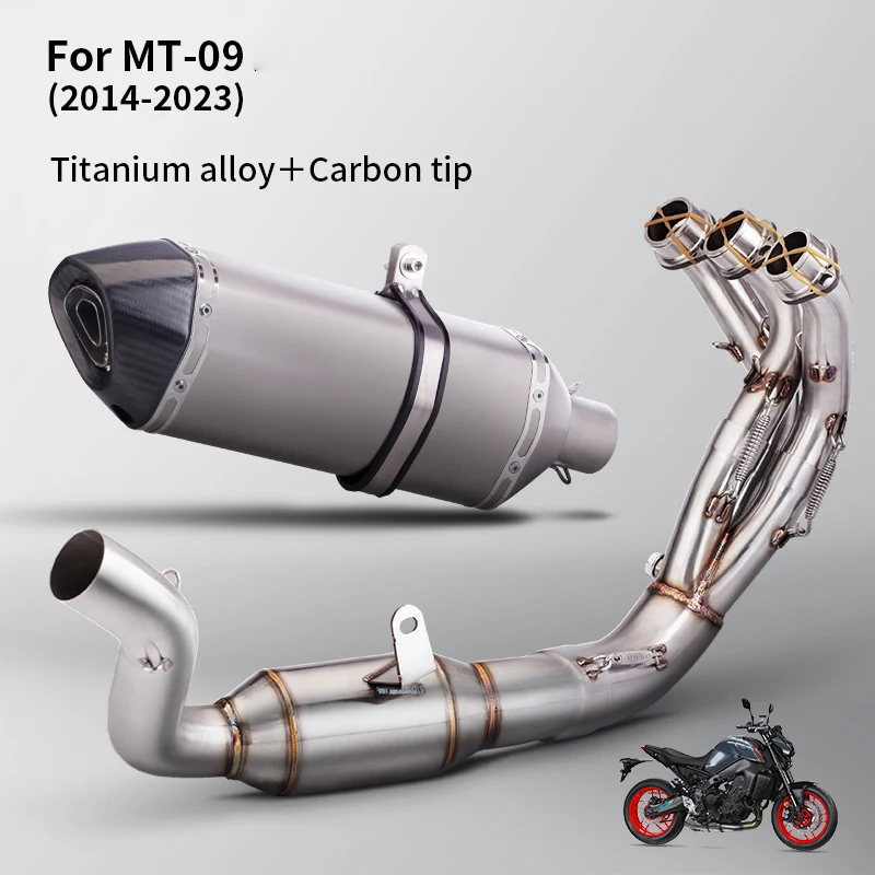 Выхлопные системы мотоцикла для Yamaha MT-09 MT09 FZ 09 2021 2022 2023 с глушителем 51 мм DB killer
Выхлопные системы мотоцикла для Yamaha MT-09 MT09 FZ 09 2021 2022 2023 с глушителем 51 мм DB killer