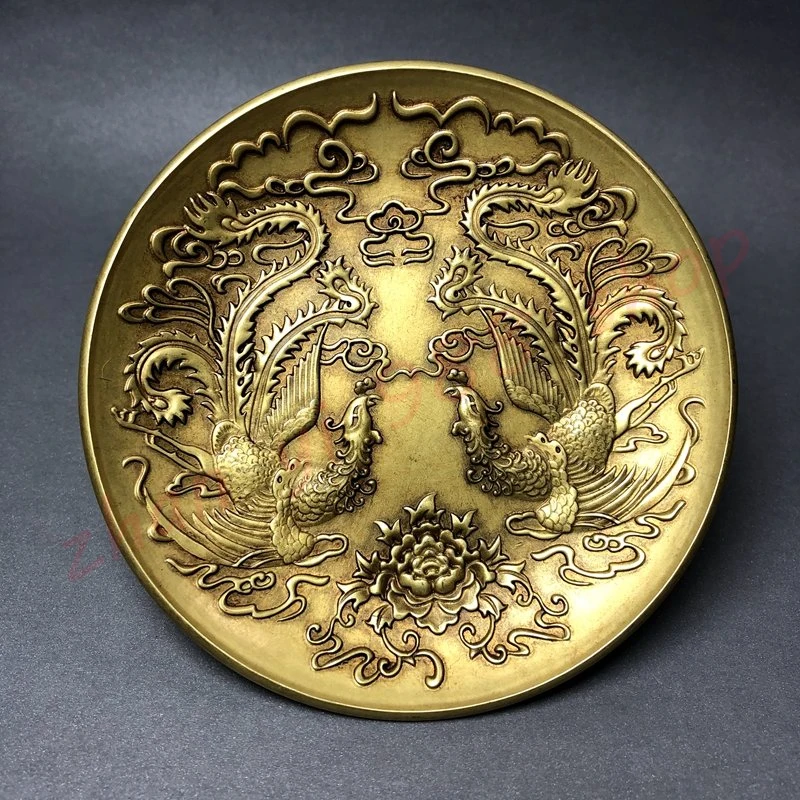 Brass and Feng Shuangming Copper plate/solid copper plate household geomantic ornaments/auspicious small ornaments
Brass and Feng Shuangming Copper plate/solid copper plate household geomantic ornaments/auspicious small ornaments