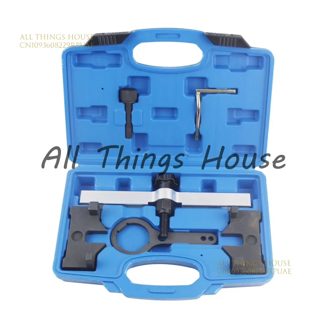 Engine Timing Setting Locking Tool Kit for Vanos, Compatible with X6, X Drive 550i, 750i, 760i, N63 and N74 Engines
Engine Timing Setting Locking Tool Kit for Vanos, Compatible with X6, X Drive 550i, 750i, 760i, N63 and N74 Engines