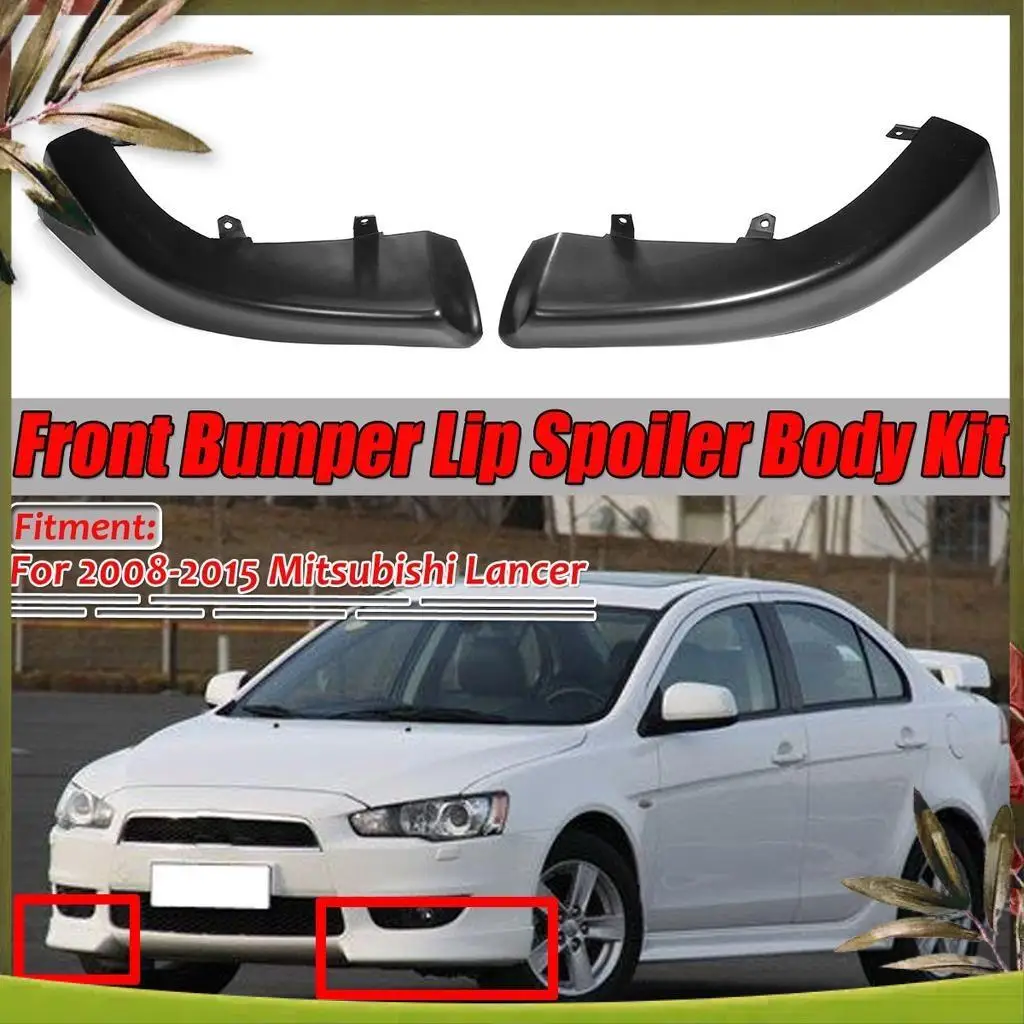 NEW 2Pcs Car Front Bumper Splitter Lip Spoiler Body Kit Diffuser Protector For Mitsubishi Lancer 2008-2018
NEW 2Pcs Car Front Bumper Splitter Lip Spoiler Body Kit Diffuser Protector For Mitsubishi Lancer 2008-2018
