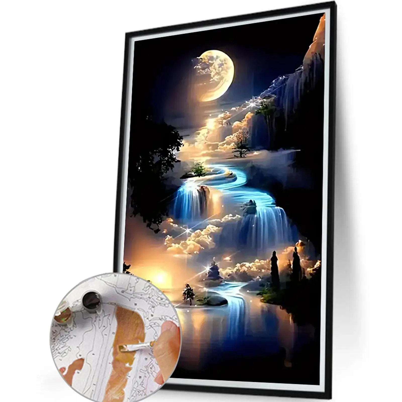 Paint By Numbers Kit On Canvas DIY Oil Art Moon Picture Home Wall Decor40x60cm
Paint By Numbers Kit On Canvas DIY Oil Art Moon Picture Home Wall Decor40x60cm