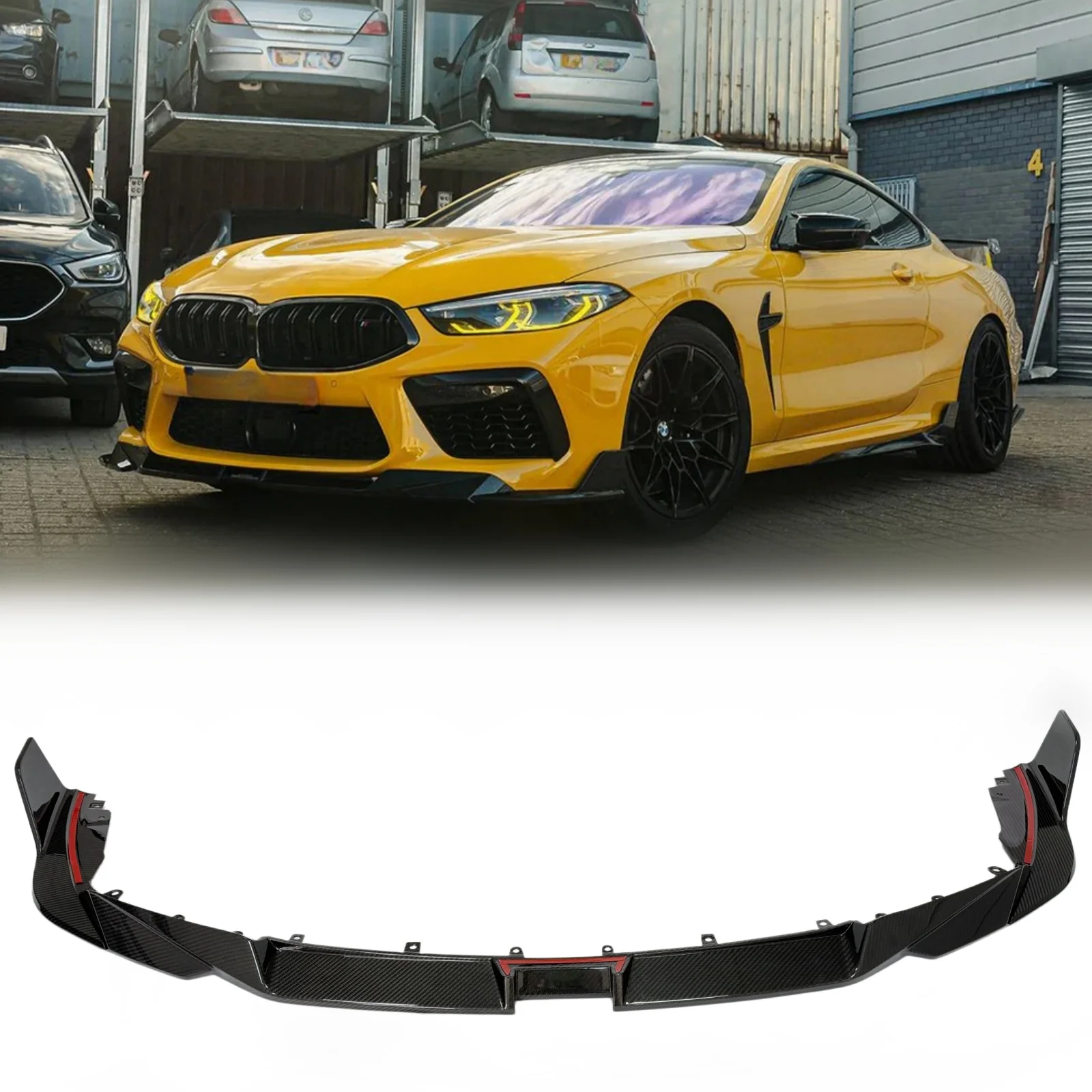 Спойлер переднего бампера из сухого карбона для BMW M8 F91 F92 F93 2021+ (тюнинг, нижний диффузор, комплект обвеса, аксессуары)
Спойлер переднего бампера из сухого карбона для BMW M8 F91 F92 F93 2021+ (тюнинг, нижний диффузор, комплект обвеса, аксессуары)