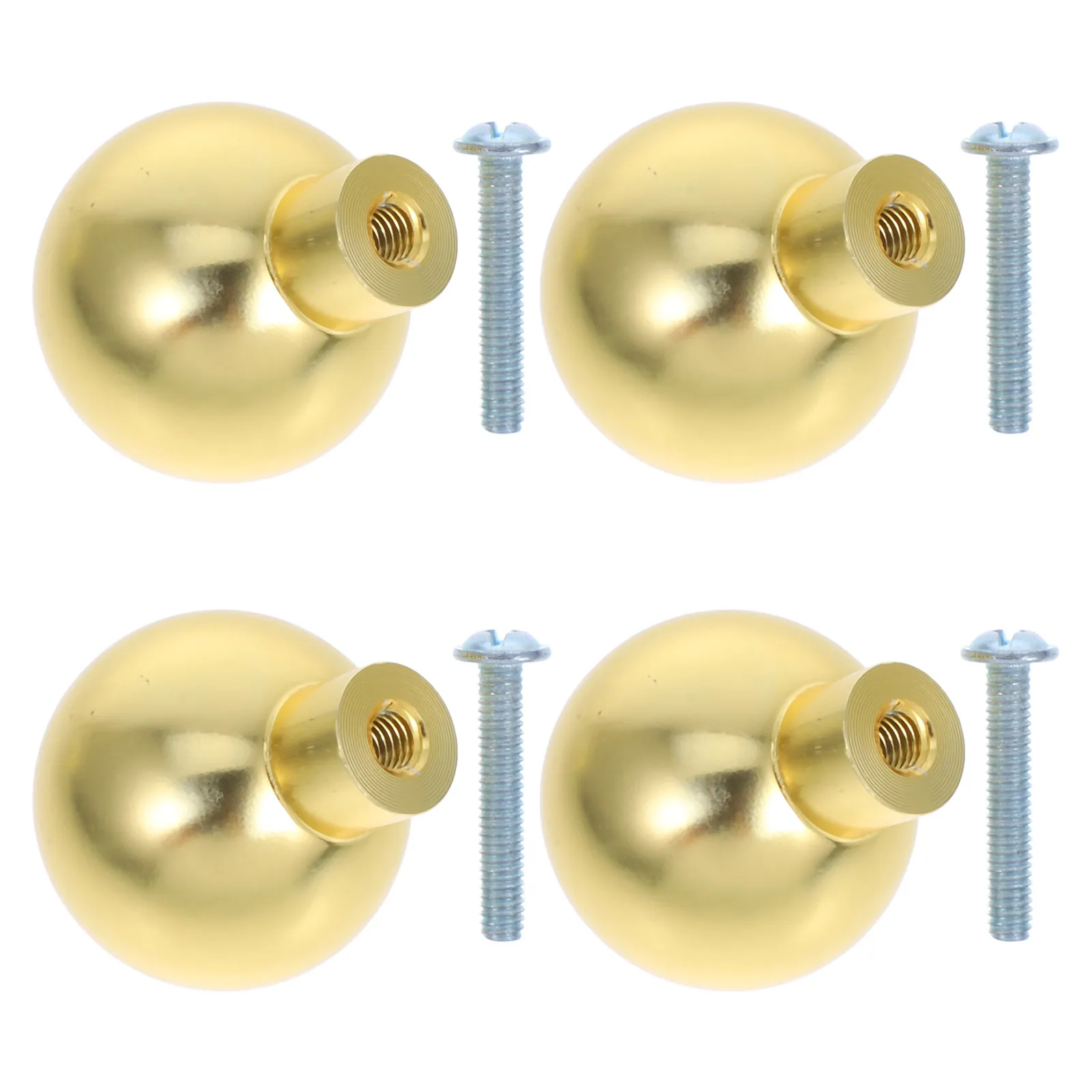 4pcs Gold Round Ball Knobs for Home Wardrobe Kitchen Cabinet Drawer Hardware Easy Installation Modern Decorative
4pcs Gold Round Ball Knobs for Home Wardrobe Kitchen Cabinet Drawer Hardware Easy Installation Modern Decorative
