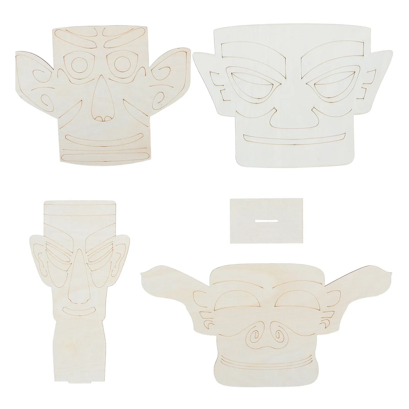 Набор из 4 деревянных масок Саньсиндуй для покраски, заготовки для поделок своими руками, сувенир из китайского исторического музея
Набор из 4 деревянных масок Саньсиндуй для покраски, заготовки для поделок своими руками, сувенир из китайского исторического музея