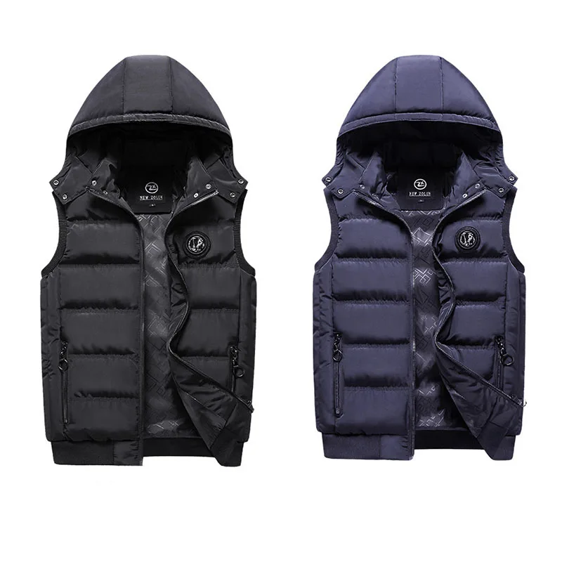 Winter New Men's Cotton Vest Fashion City Hooded Sweater Coat Standing Collar Men's Casual Youth Vest
Winter New Men's Cotton Vest Fashion City Hooded Sweater Coat Standing Collar Men's Casual Youth Vest