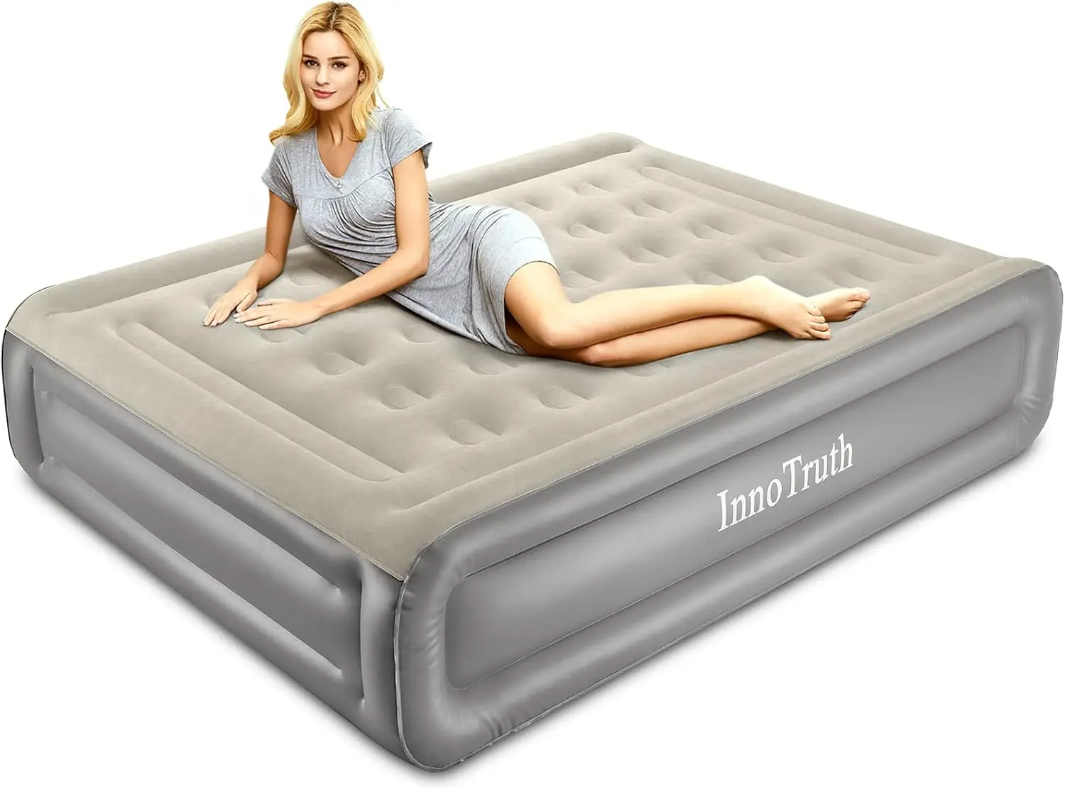 Raised Air Mattr With Built-In Pump, Elevated Inflatable Mattr With Carrying Bag For Home And Camping, Queen Size Blow Up Bed,
Raised Air Mattr With Built-In Pump, Elevated Inflatable Mattr With Carrying Bag For Home And Camping, Queen Size Blow Up Bed,