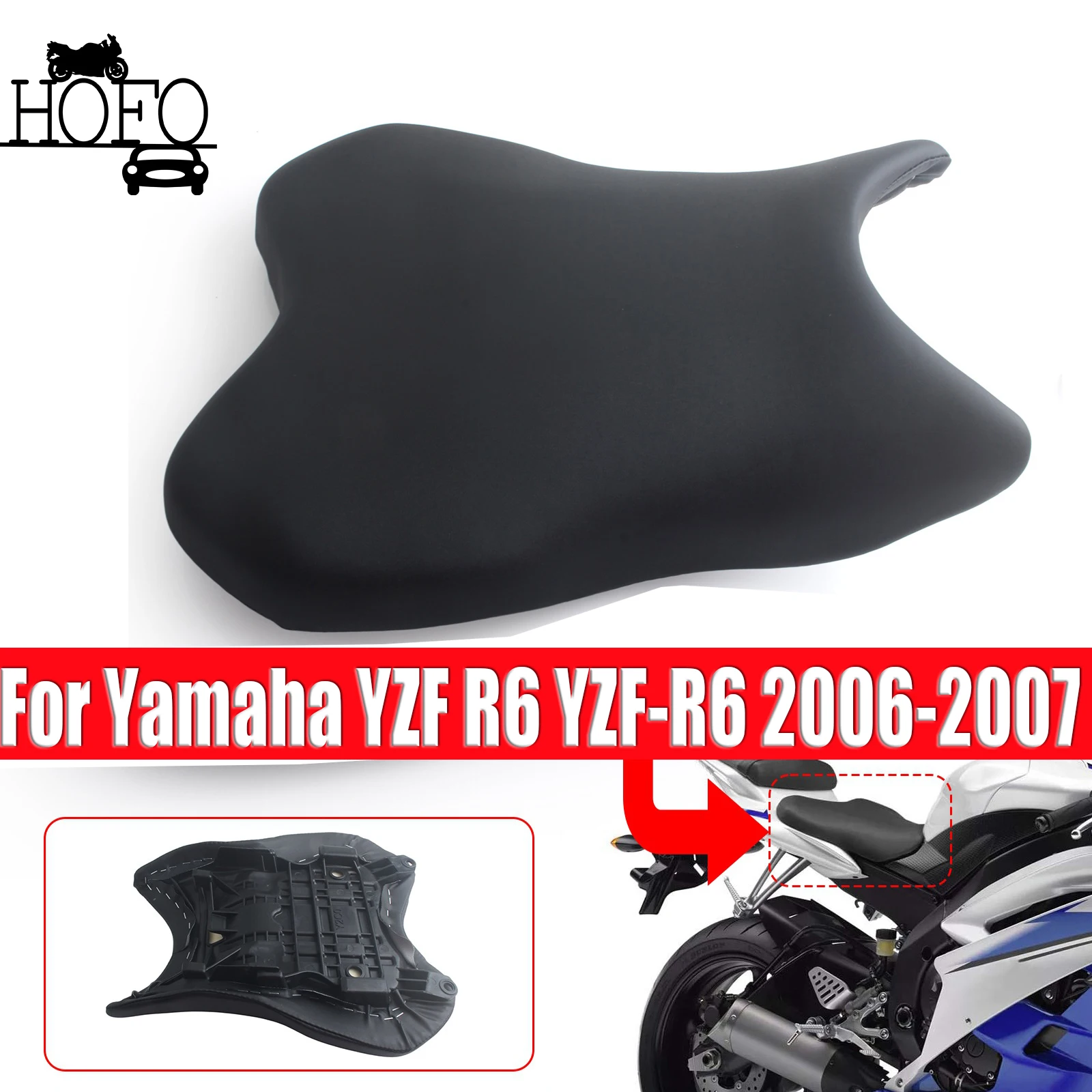 For Yamaha YZF R6 YZF-R6 2006-2007 Motorcycle Front Rider Seat Driver Seat
For Yamaha YZF R6 YZF-R6 2006-2007 Motorcycle Front Rider Seat Driver Seat