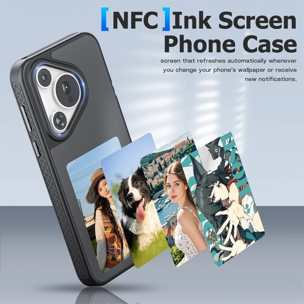 Чехол с NFC-экраном для Huawei Mate60 60pro P70 P70pro AI Smart DIY Роскошные чехлы с электронными чернилами Персонализированный необычный чехол для мобильного телефона
Чехол с NFC-экраном для Huawei Mate60 60pro P70 P70pro AI Smart DIY Роскошные чехлы с электронными чернилами Персонализированный необычный чехол для мобильного телефона