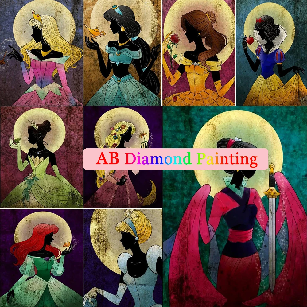 2022 5D New Diamond Embroidery AB Diamond Painting Mulan Snow White Princess DIY Mosaic Cross Stitch Kit Wall Home Decor Gift
2022 5D New Diamond Embroidery AB Diamond Painting Mulan Snow White Princess DIY Mosaic Cross Stitch Kit Wall Home Decor Gift