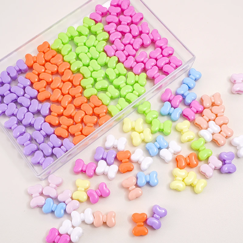 5-20pcs 15x11mm Solid Color Large Hole Bow Beads Acrylic Loose Spacer Beads For Jewelry Making DIY Bracelet Phone Chain Supplies
5-20pcs 15x11mm Solid Color Large Hole Bow Beads Acrylic Loose Spacer Beads For Jewelry Making DIY Bracelet Phone Chain Supplies
