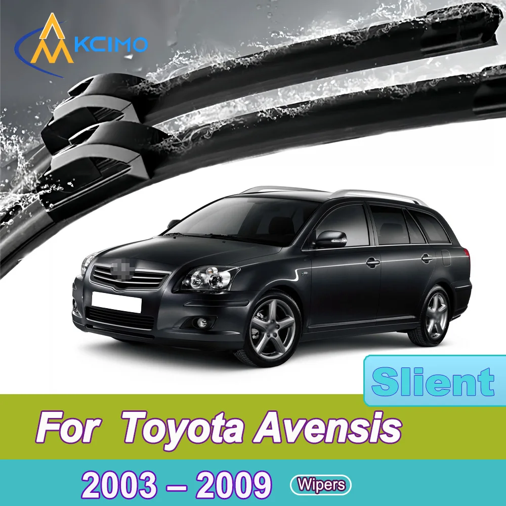 2 Pack Silent Beam Wiper Blades For Toyota Avensis T250 2003-2009 Noiseless All-Weather Design Windshield Rain Brush Accessories
2 Pack Silent Beam Wiper Blades For Toyota Avensis T250 2003-2009 Noiseless All-Weather Design Windshield Rain Brush Accessories