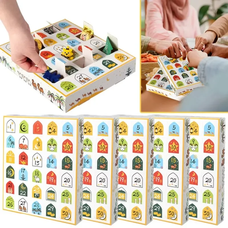5Pcs Digital Storage Boxes Pre Assembled DIY Gift Box Ramadan Advent Calendar Case 30 Days Countdown Gift Box for Eid Al Fitr
5Pcs Digital Storage Boxes Pre Assembled DIY Gift Box Ramadan Advent Calendar Case 30 Days Countdown Gift Box for Eid Al Fitr
