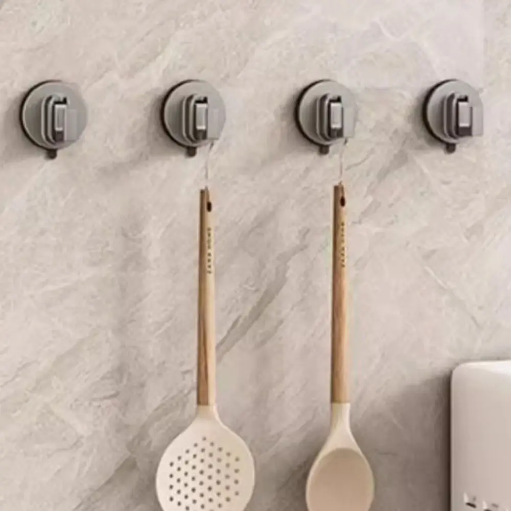 2 PCS Strong Vacuum Suction Cup Hooks Wall Mounted No Punching Hole Shower Hooks Single Hook Grey Clothes Hanger Bathroom
2 PCS Strong Vacuum Suction Cup Hooks Wall Mounted No Punching Hole Shower Hooks Single Hook Grey Clothes Hanger Bathroom