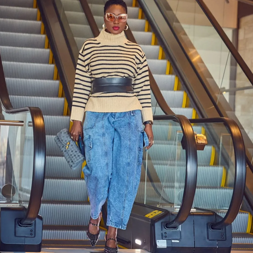 Jeans Women Ankle Length Trousers Multiple Pockets Vintage Washed Tapered Pants Female High Waist Denims Streetwear 2026
Jeans Women Ankle Length Trousers Multiple Pockets Vintage Washed Tapered Pants Female High Waist Denims Streetwear 2026