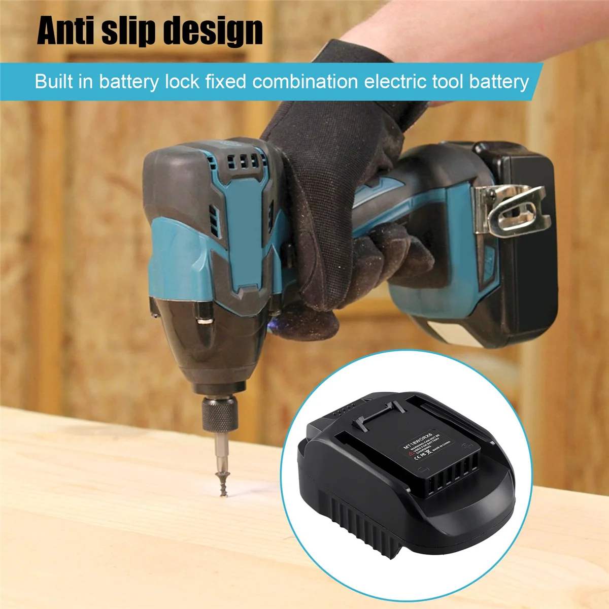 ABFKL For Makita 18V BL Series Battery Conversion for WORX 20V 6PIN Lithium Battery Tool Converter Battery Adapter
ABFKL For Makita 18V BL Series Battery Conversion for WORX 20V 6PIN Lithium Battery Tool Converter Battery Adapter