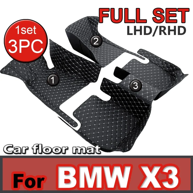 Автомобильные коврики для BMW X3 F25 MK2 2011 ~ 2014, кожаный роскошный коврик, Защитные чехлы для детской комнаты, ковер, автомобильные аксессуары, интерьерные части
Автомобильные коврики для BMW X3 F25 MK2 2011 ~ 2014, кожаный роскошный коврик, Защитные чехлы для детской комнаты, ковер, автомобильные аксессуары, интерьерные части